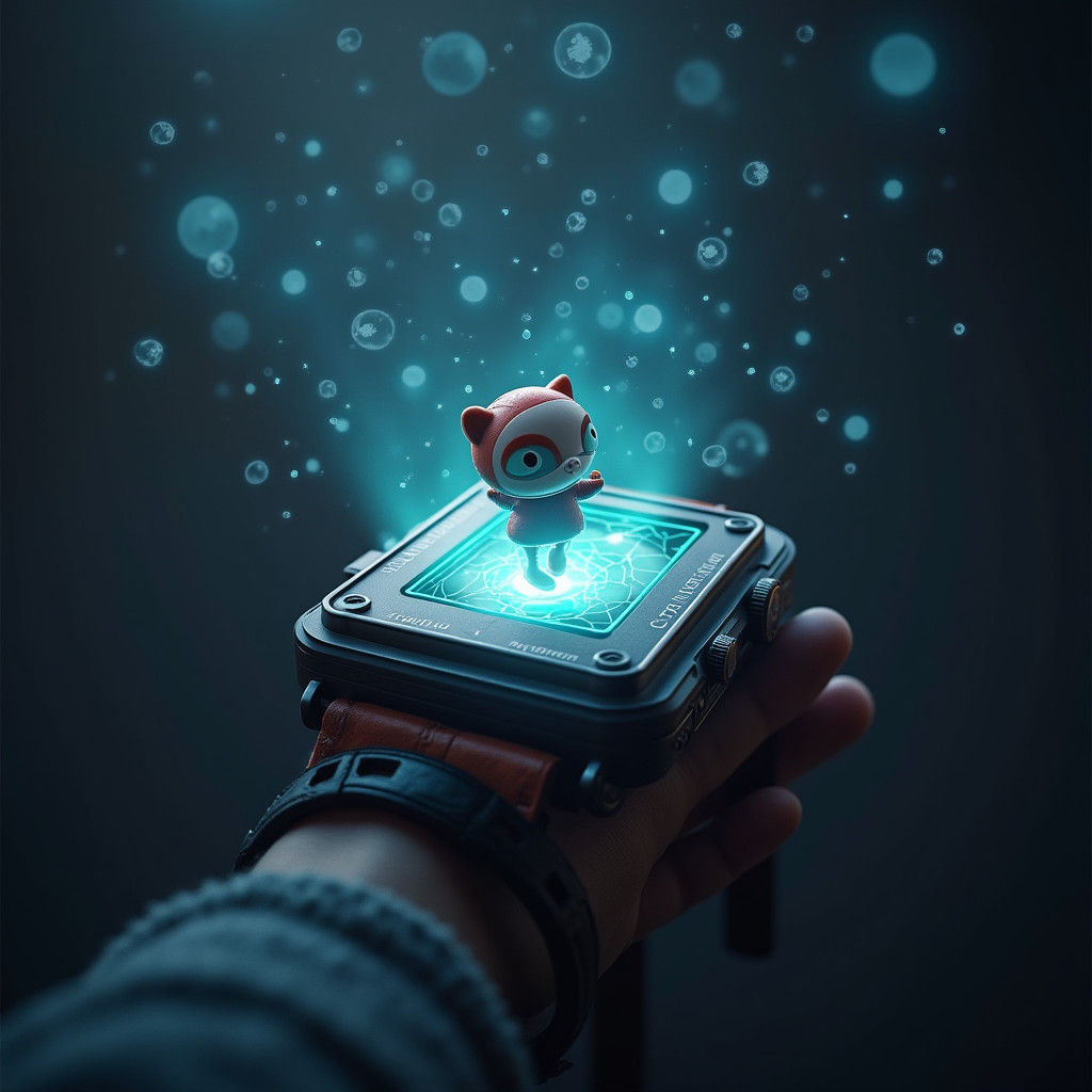 Futuristic Toys Holographic wrist watch