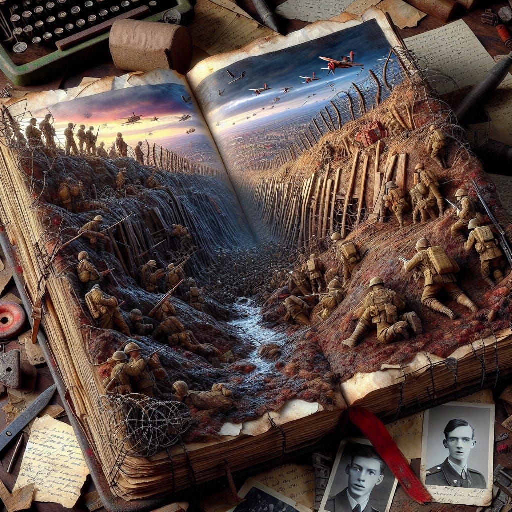 War Correspondent's Journal in Fantasy Battlefield