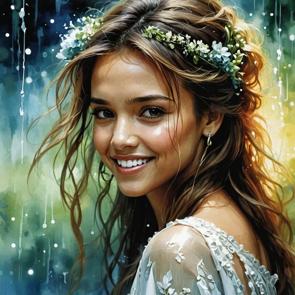 Jessica Alba AI Portrait