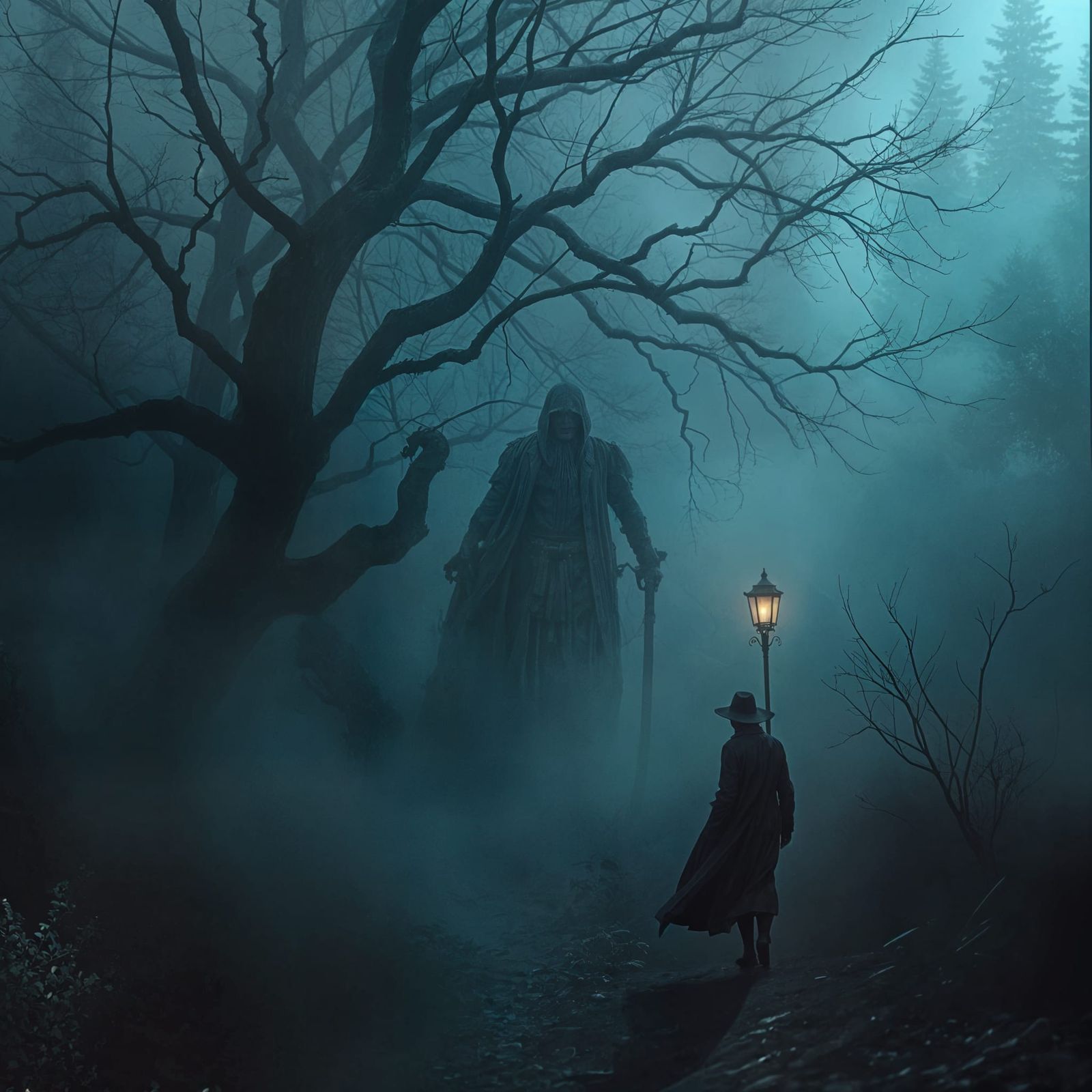 Evocative Mystery Image Generated by AI