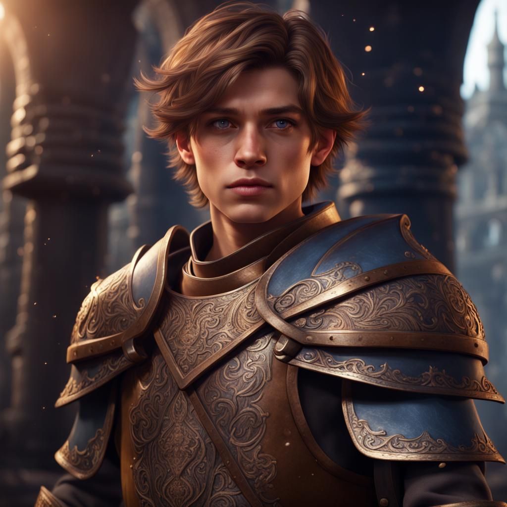 Psychic Knight: Detailed Fantasy Concept Art