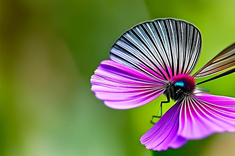 Swallowtail Butterfly on Purple Echinacea Blossom