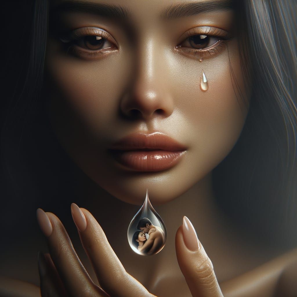 Grief-Stricken South Asian Beauty Weeps for Lost Love