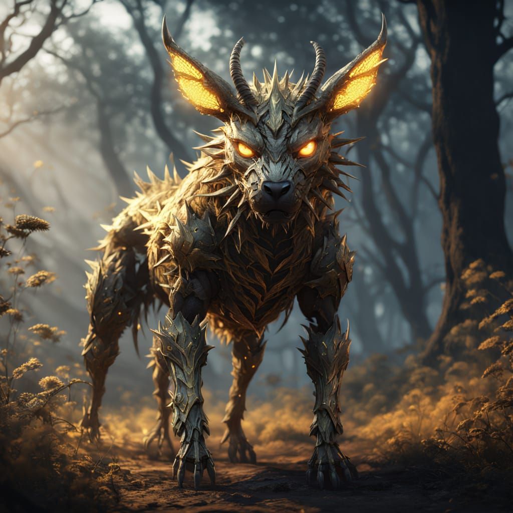 Ethereal Brambleback in Golden Hour Glow
