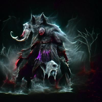Dark Lord Wolnir Concept Art in 8K Resolution