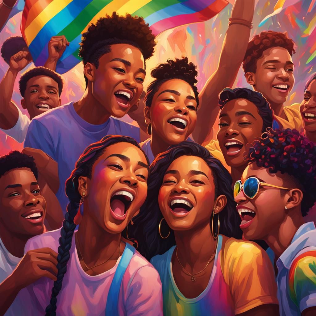 A teenage Pride celebration 2024