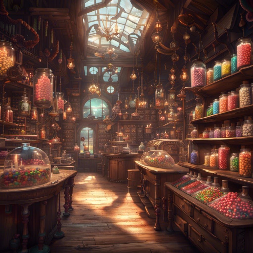 Candy and Lamps Store