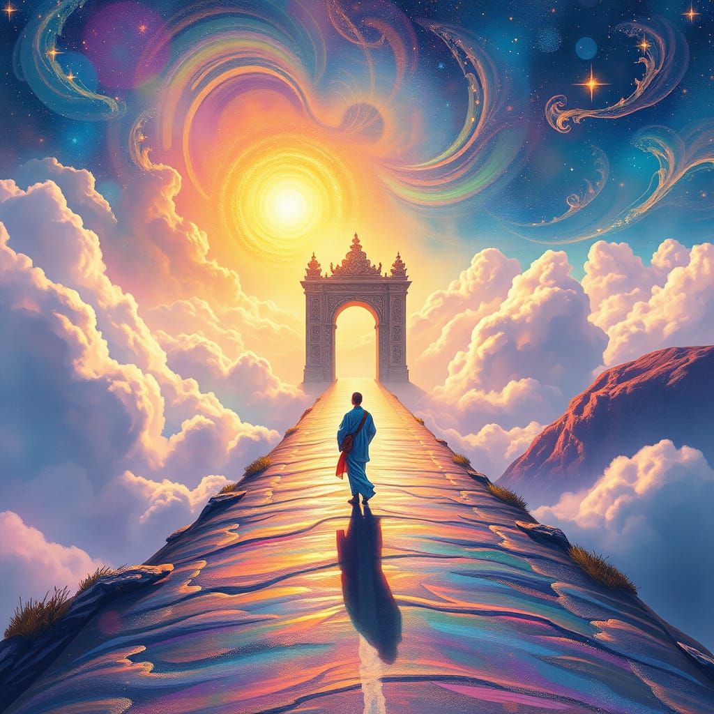 I'm on the highway to Nirvana kingdom