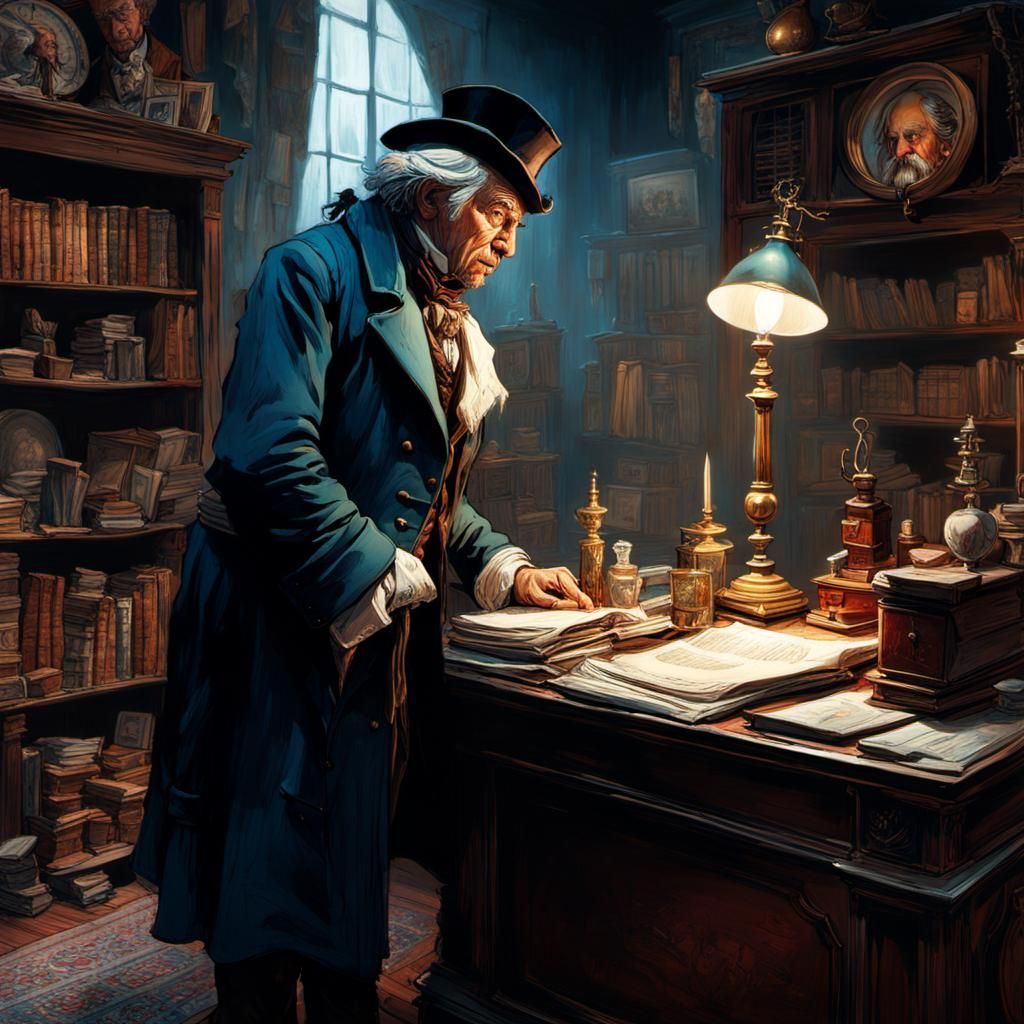 Scrooge never misses even a ha'penny.