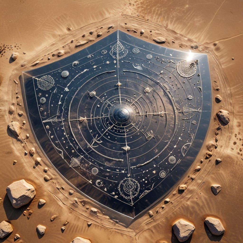 Ancient Geoglyphs Unite in a Cosmic Translucent Shield
