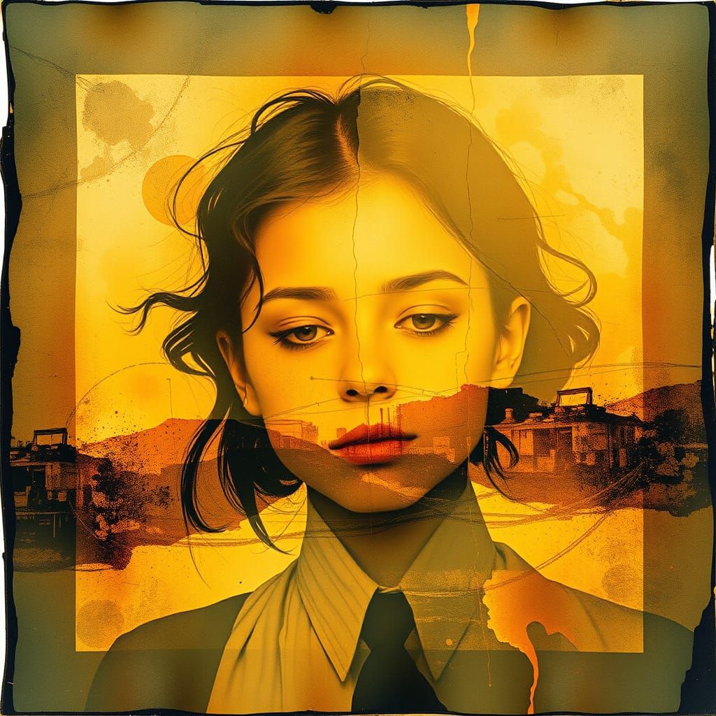 Encaustic Wax Masterpiece in Vibrant Color