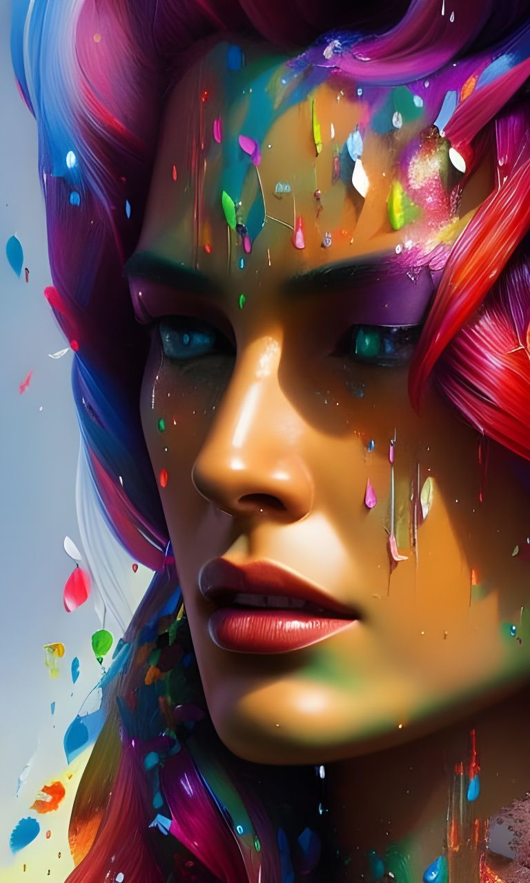 The beauty of a melting rainbow