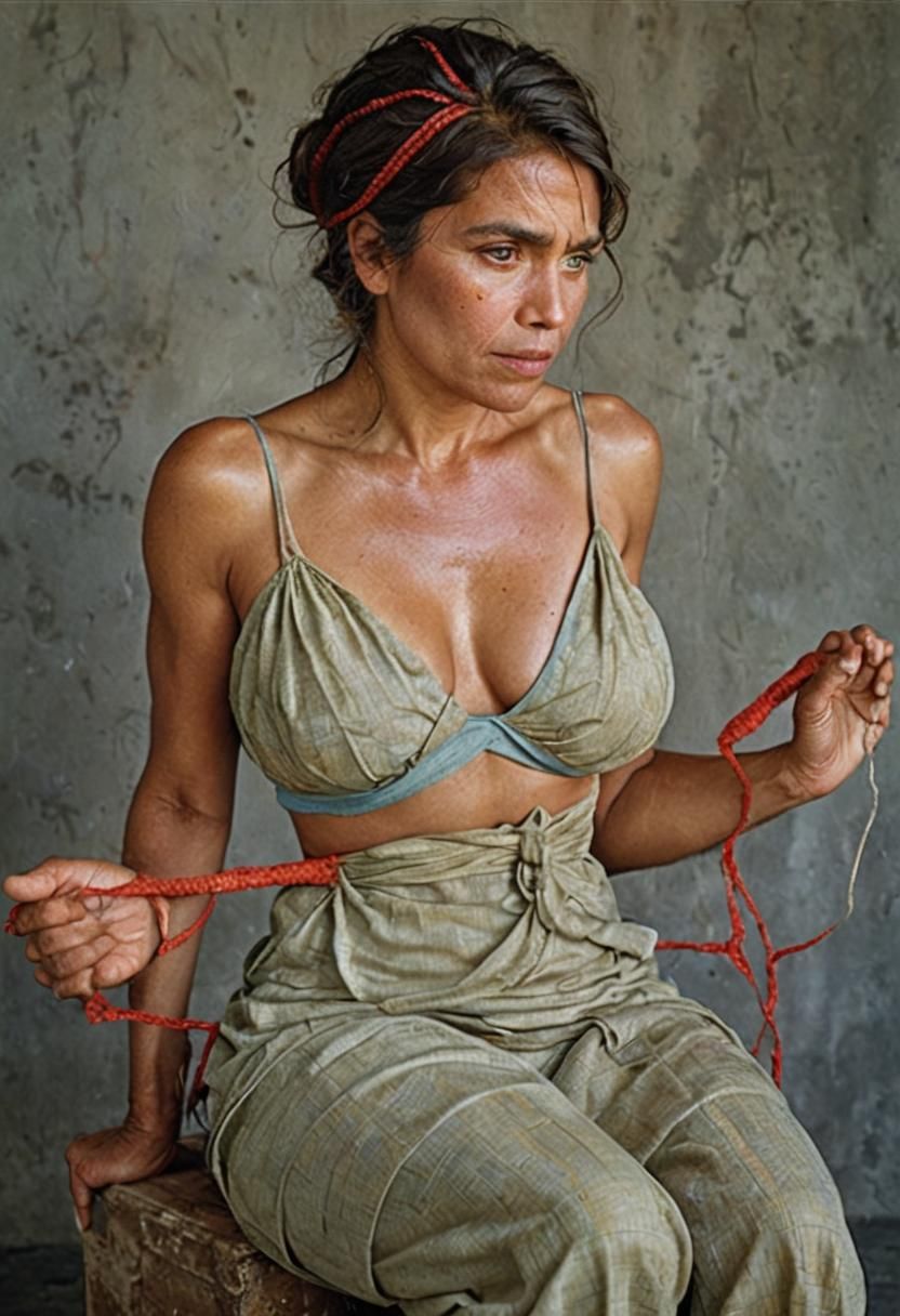 Striking Close-Up Portrait in Professional Photography Style