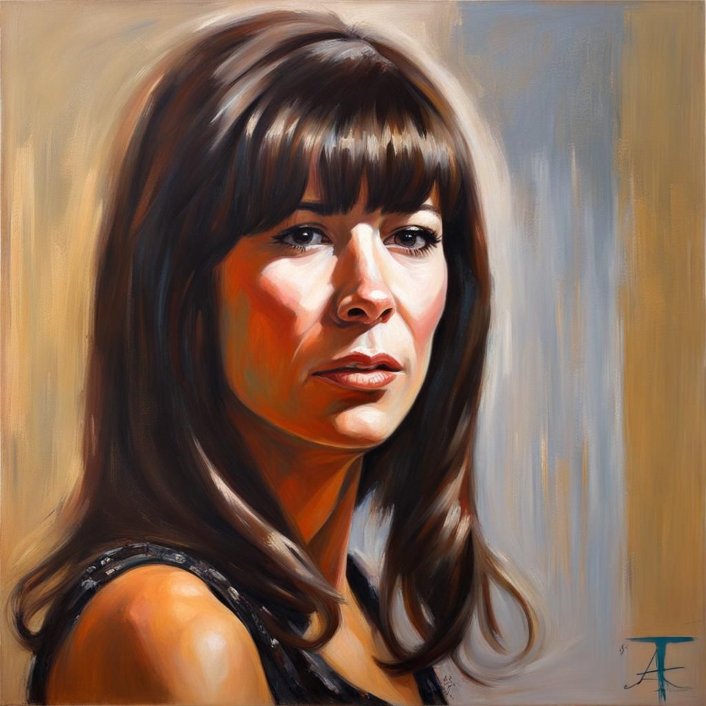 Astrud Gilberto: Oil Painting Portrait by Gurney