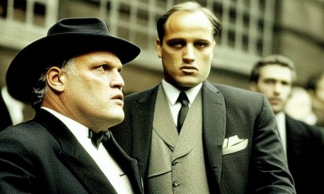 Martin Jol as The Godfather Character