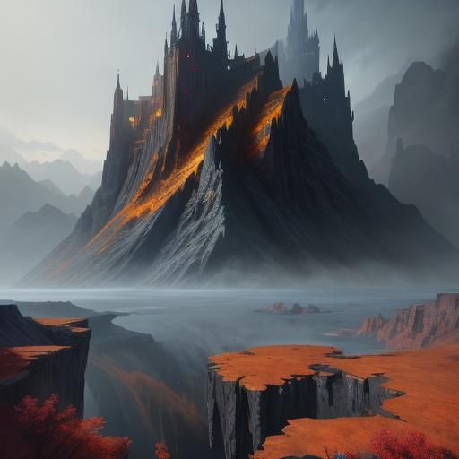 Fantastical Matte Painting in Deep Color