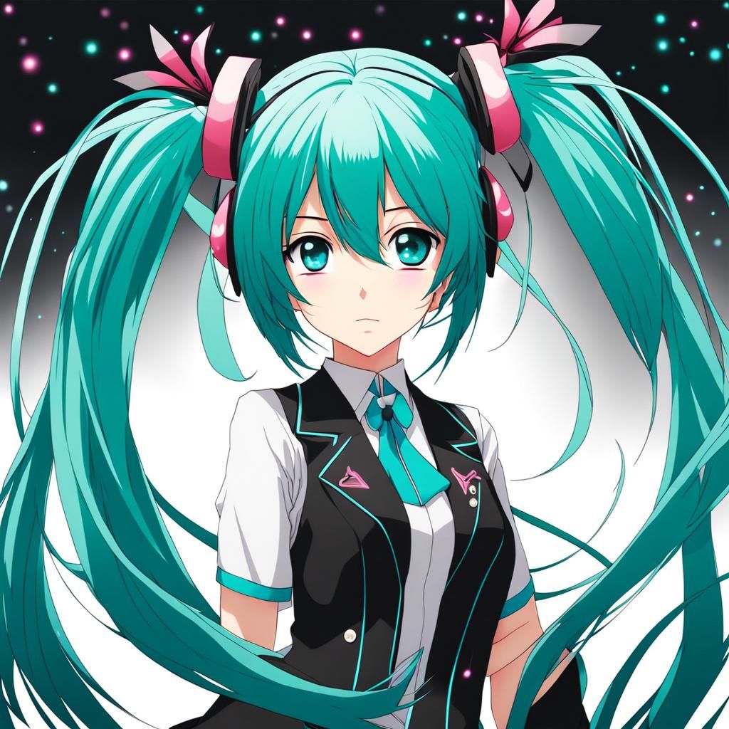 Anime Manga Character in Key Visual Style