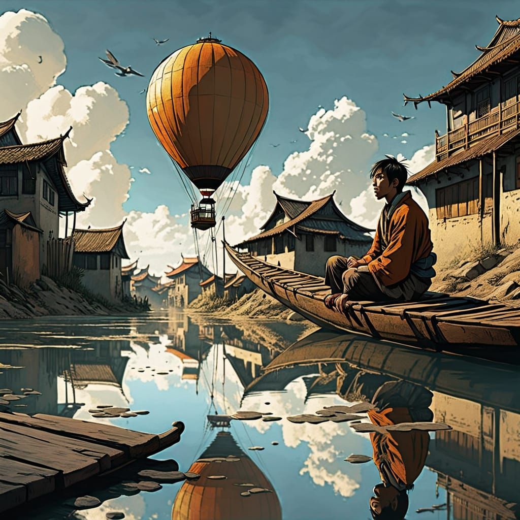 Concept Art of El Salto de Alvarado Bridge in Dramatic Light