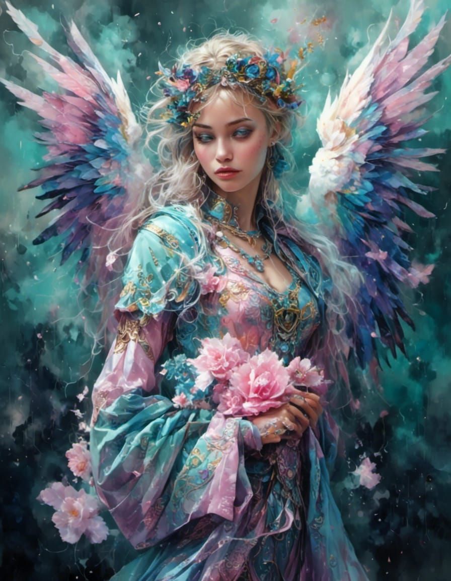 Dragon Spaceship Portal in Futuristic Cyberpunk Style