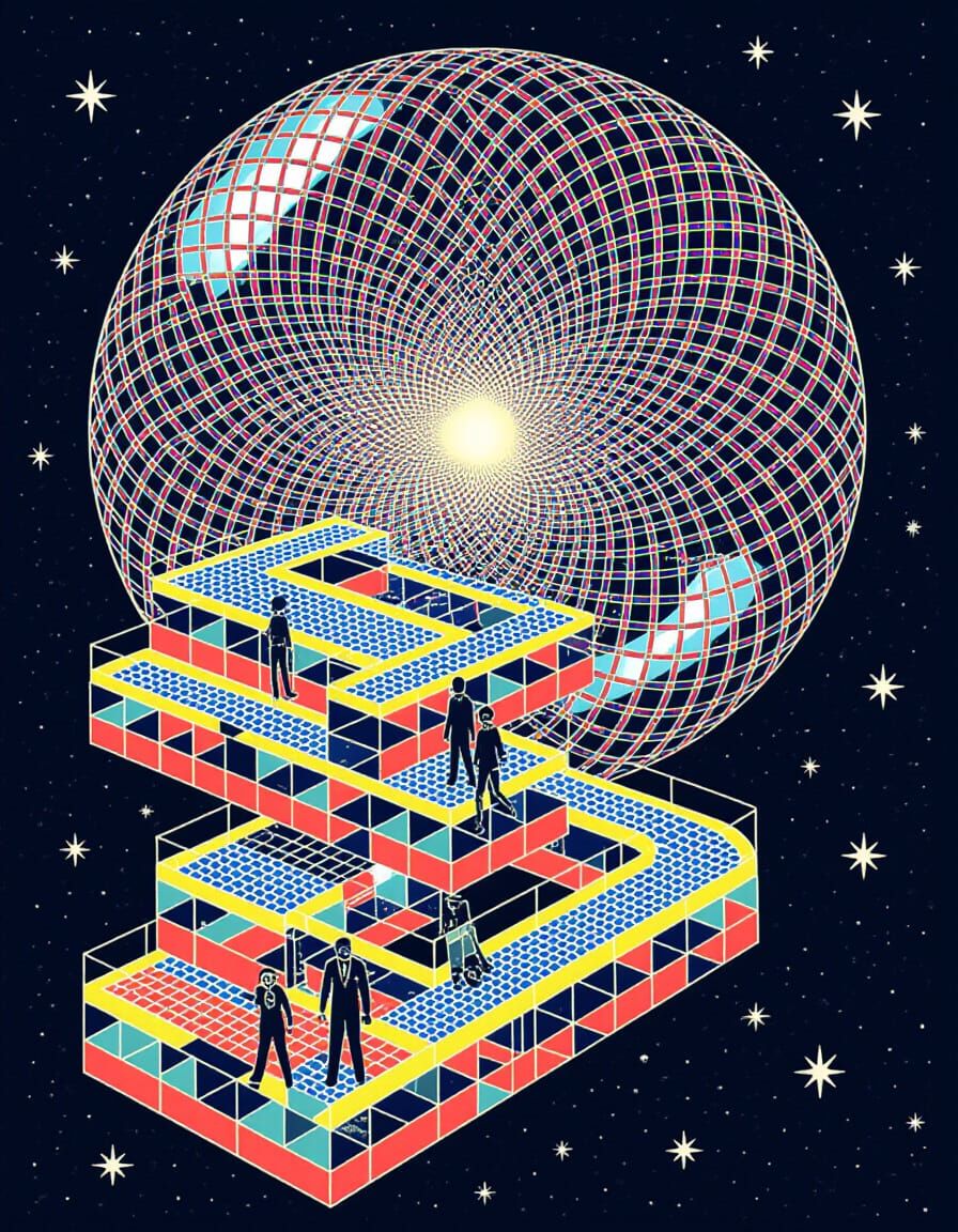 Optical Disillusion by Fluxus Recorporeal Implausible Cantil...