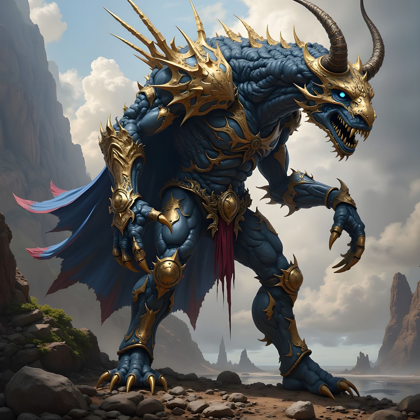 Epic Mechamonster in Hyperkraximalismus Style