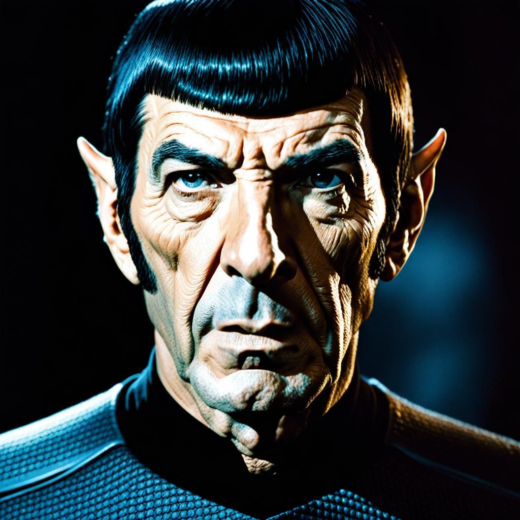 Star Trek Character Portrait in Realistic Style