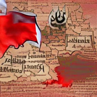 Islamic Poland Confederate Flag: AI Art
