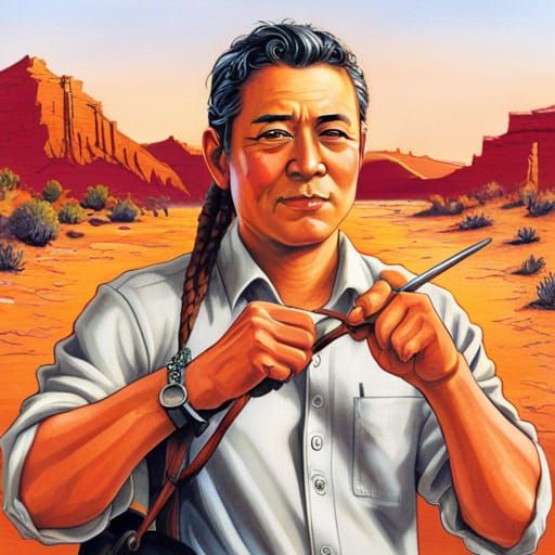 Surreal Still Life: Shoelaces, Spoons, and Desert Molds