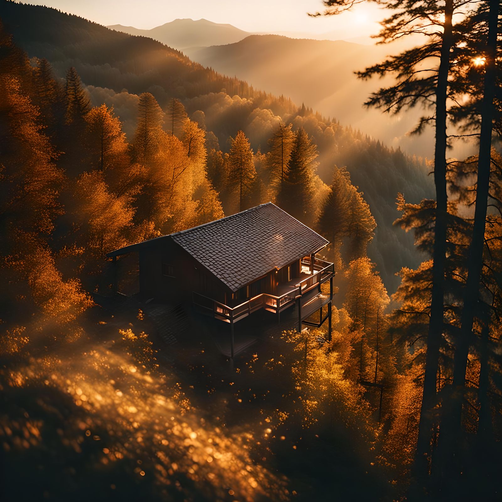 Sunrise Holiday House in Lustrous Forest