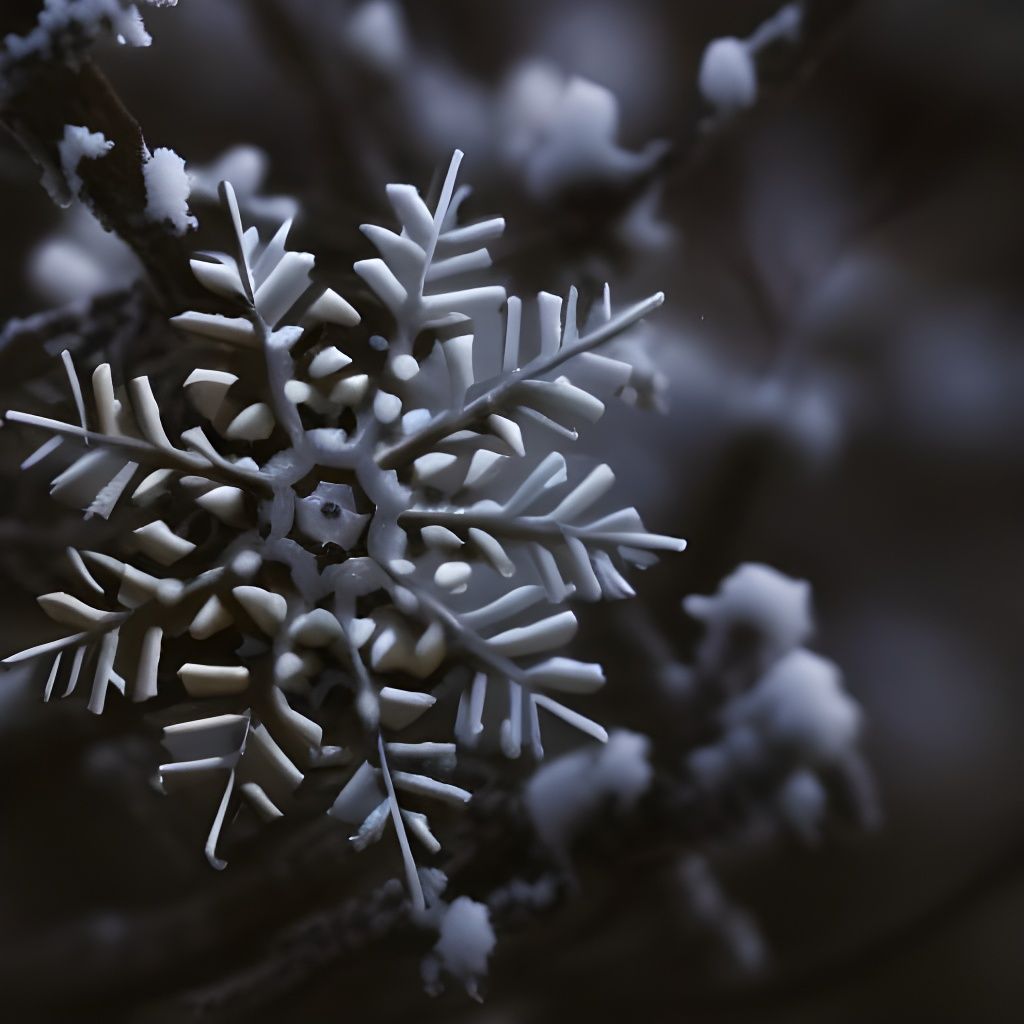 Intricate Snowflake: Fantastical Micro Photography in Digita...
