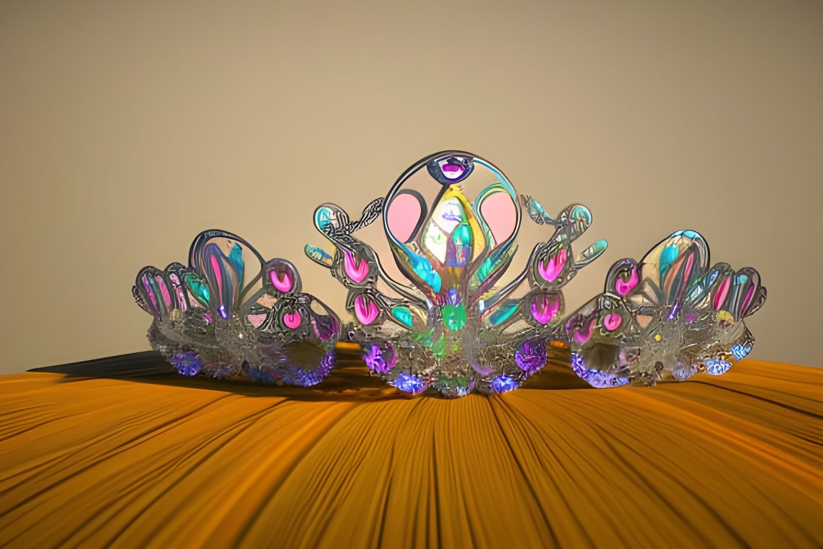 Crystal Diadem Art Nouveau Matte Painting