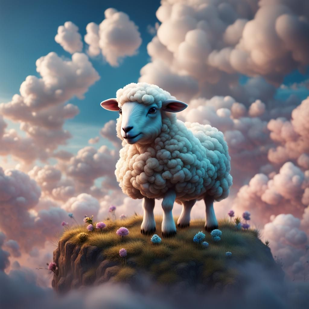 Cloud Sheep: Fantastical Digital Art