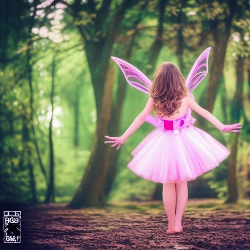 Enchanting Fairies Dancing in a Magical Embrace