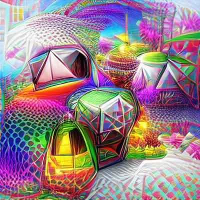 Psychedelic Candy Dreamscape