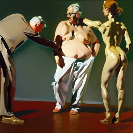 Figurative Draping of an Emperor