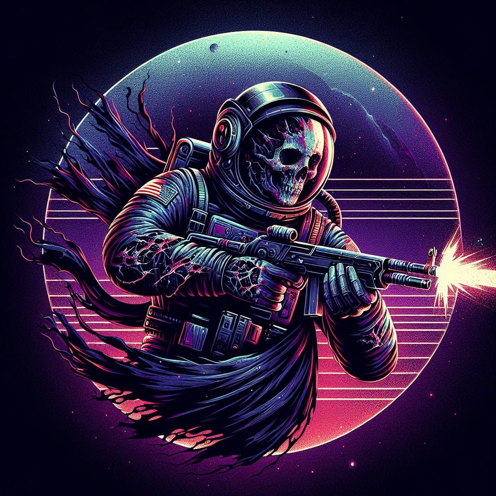 Synthwave Soldier