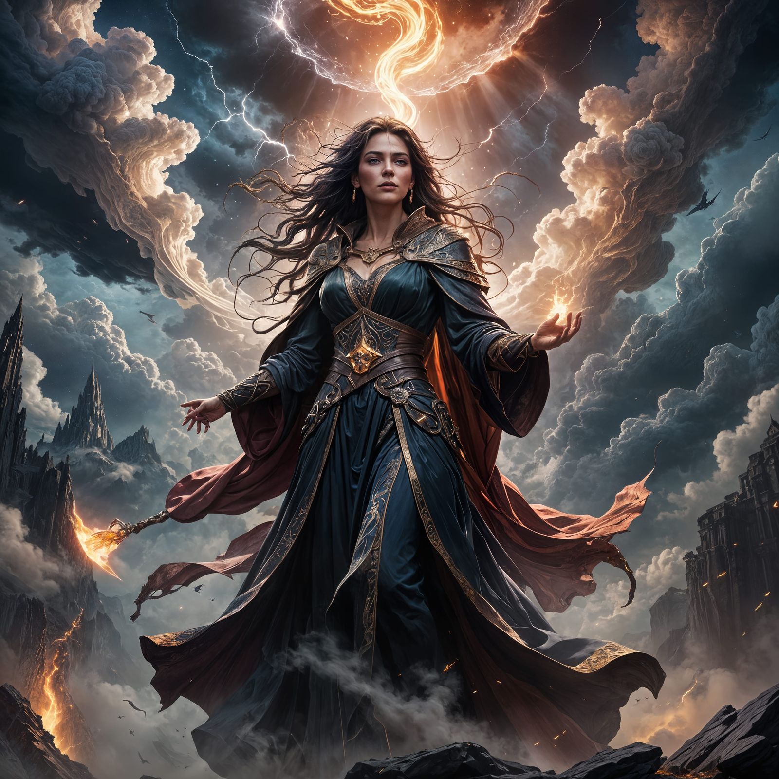 Dramatic Polarity in Detailed Matte Painting