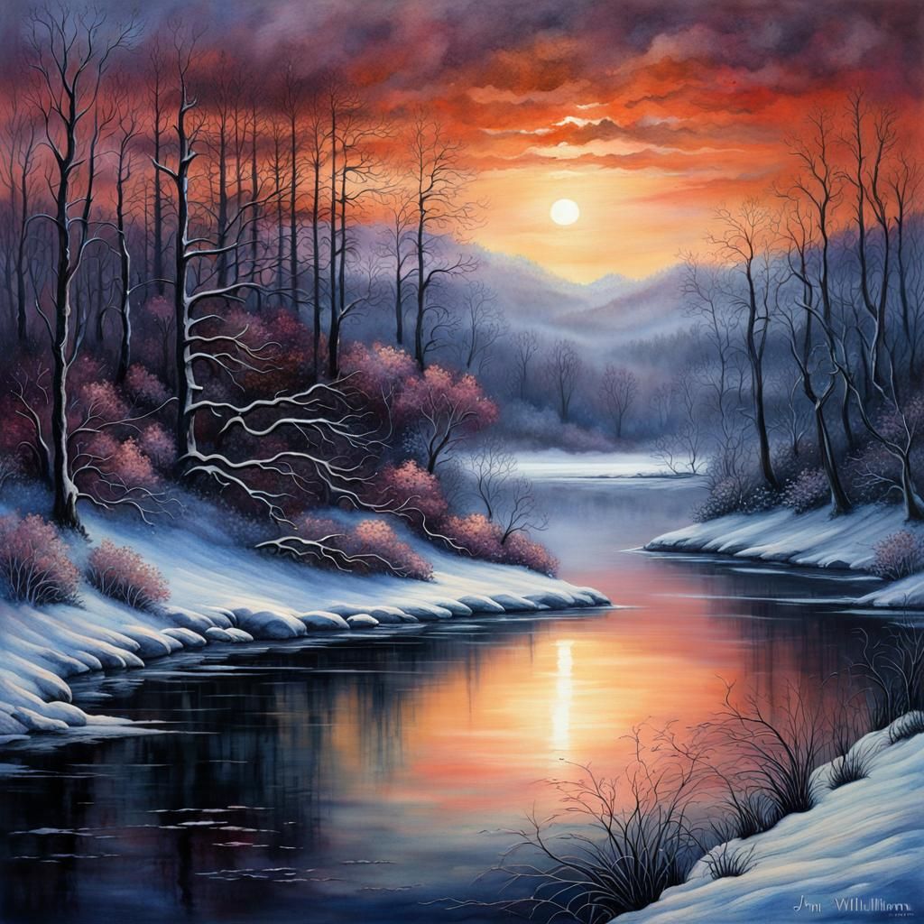 Winter lake