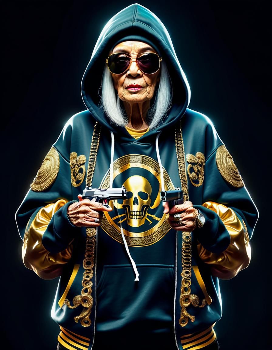 Octogenarian Oracle in Hip Hop Style