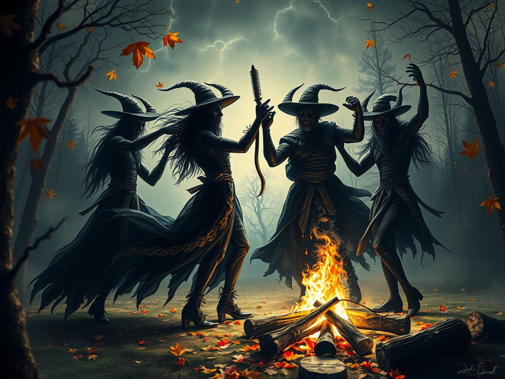 Grimdark Shadowmen Dance in a Surreal Nightmare