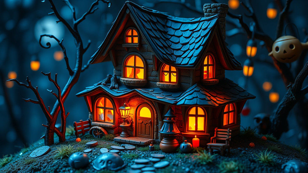 CGI Miniature Witch Cottage Pop Nightmare