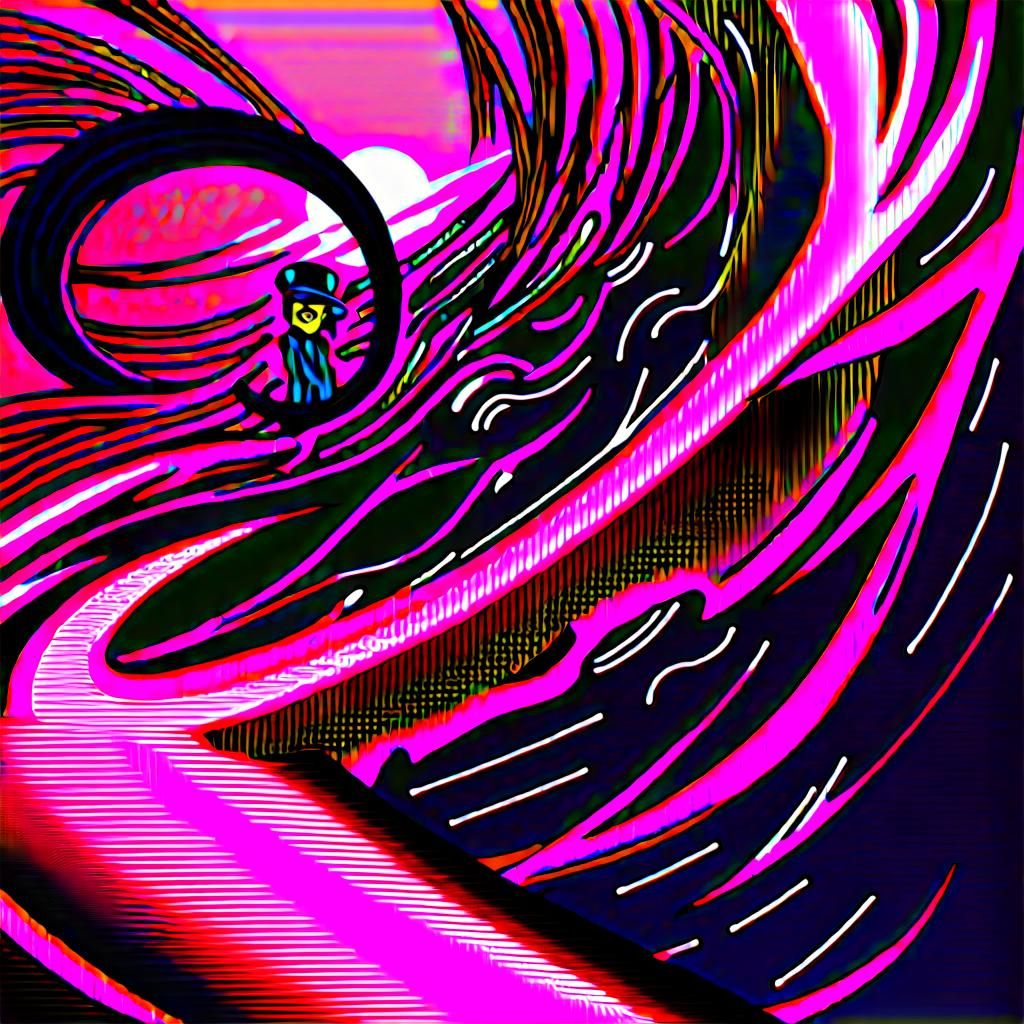 Steampunk Cowboy Slices Demon Tendrils with Scythe