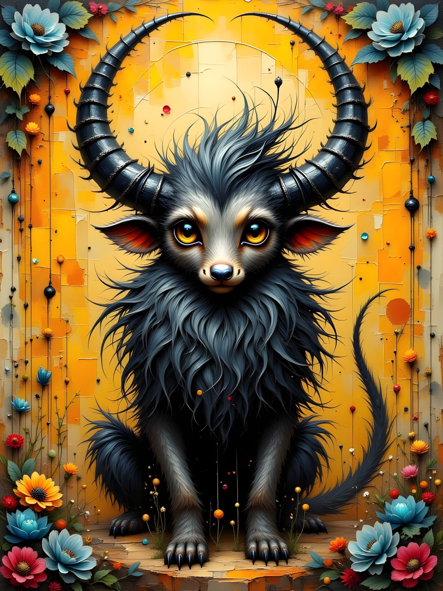 Friendly Horned Wildling