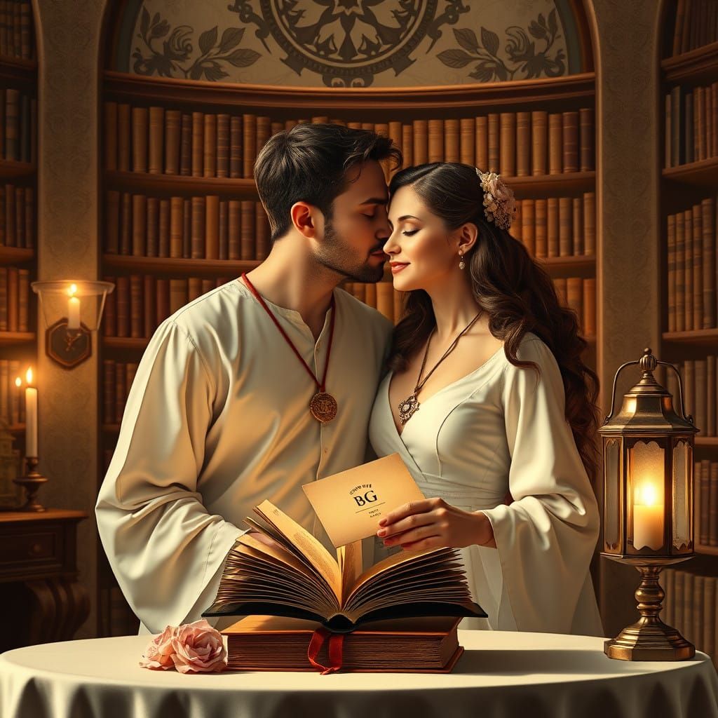 Eternal Love in a Golden Renaissance Library