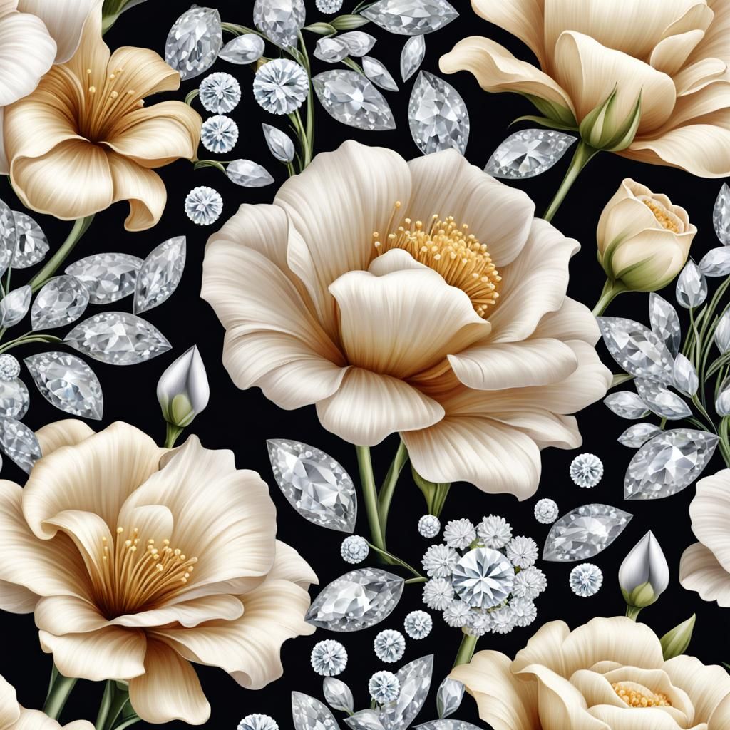 Diamond Floral Bouquet: A Luxurious Display