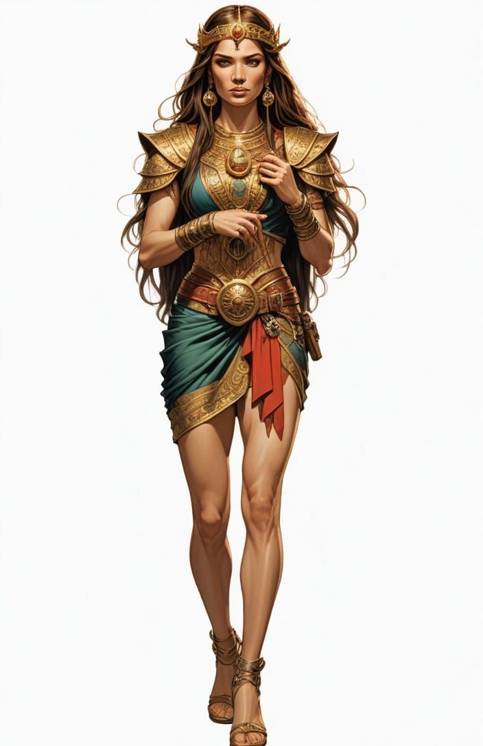 Ethereal Priestess of Babylonian Lore