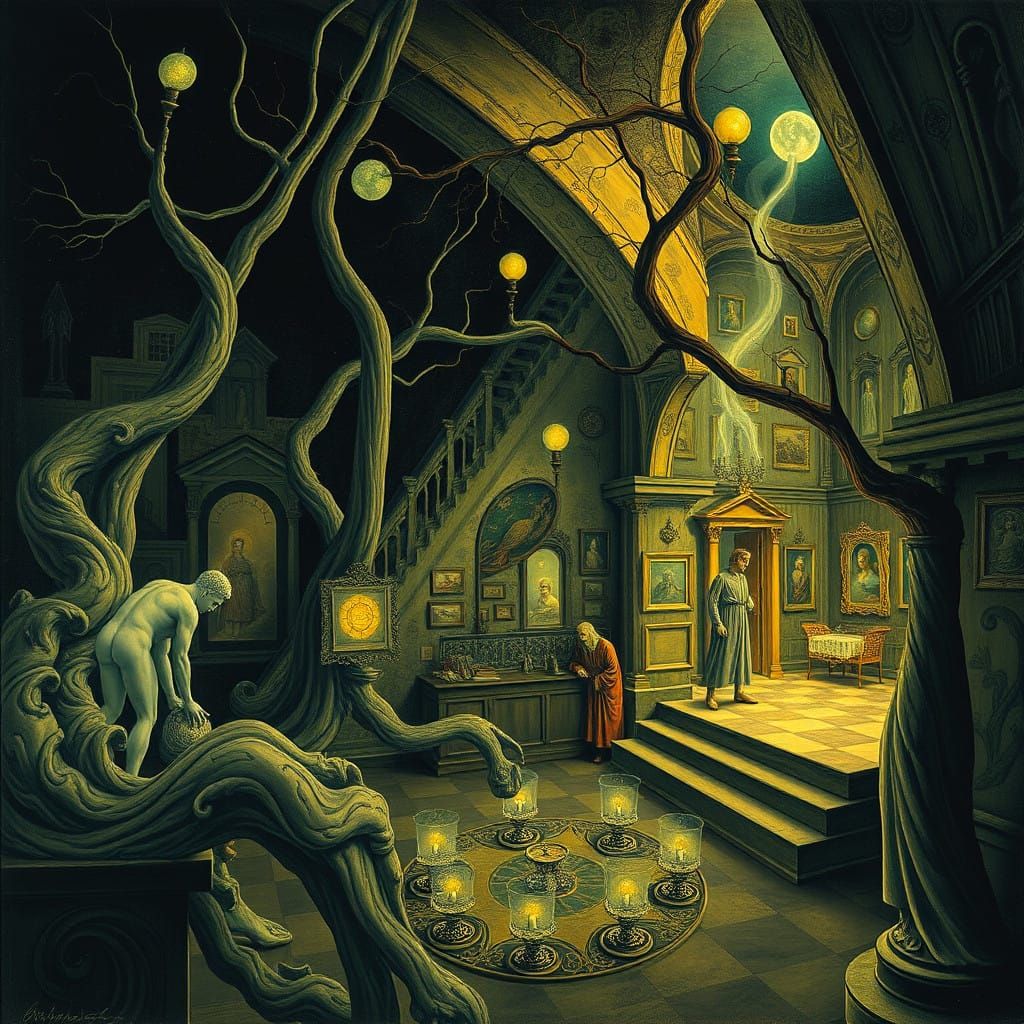 Ethereal Hopper-esque Expressionist Dreamscapes