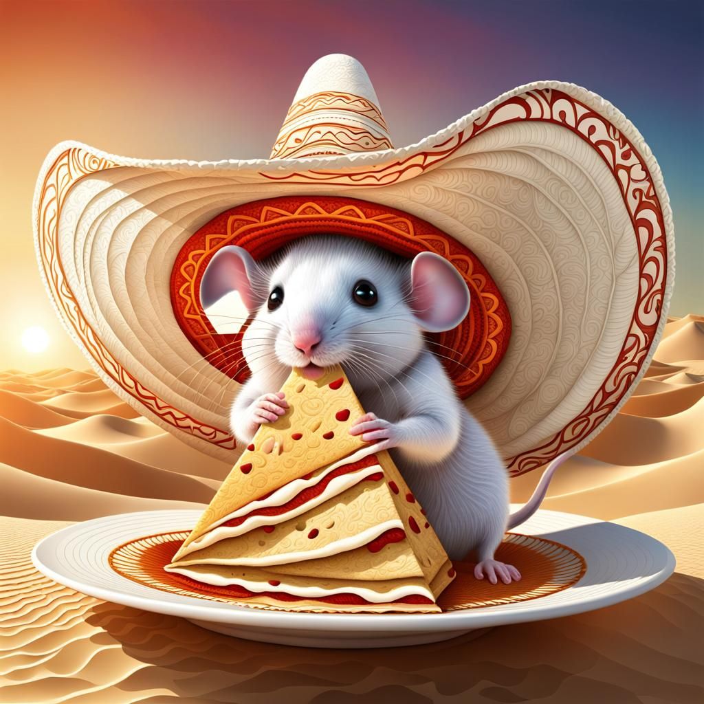 Baby Mouse Fiesta: A Mexican Sunrise Treat