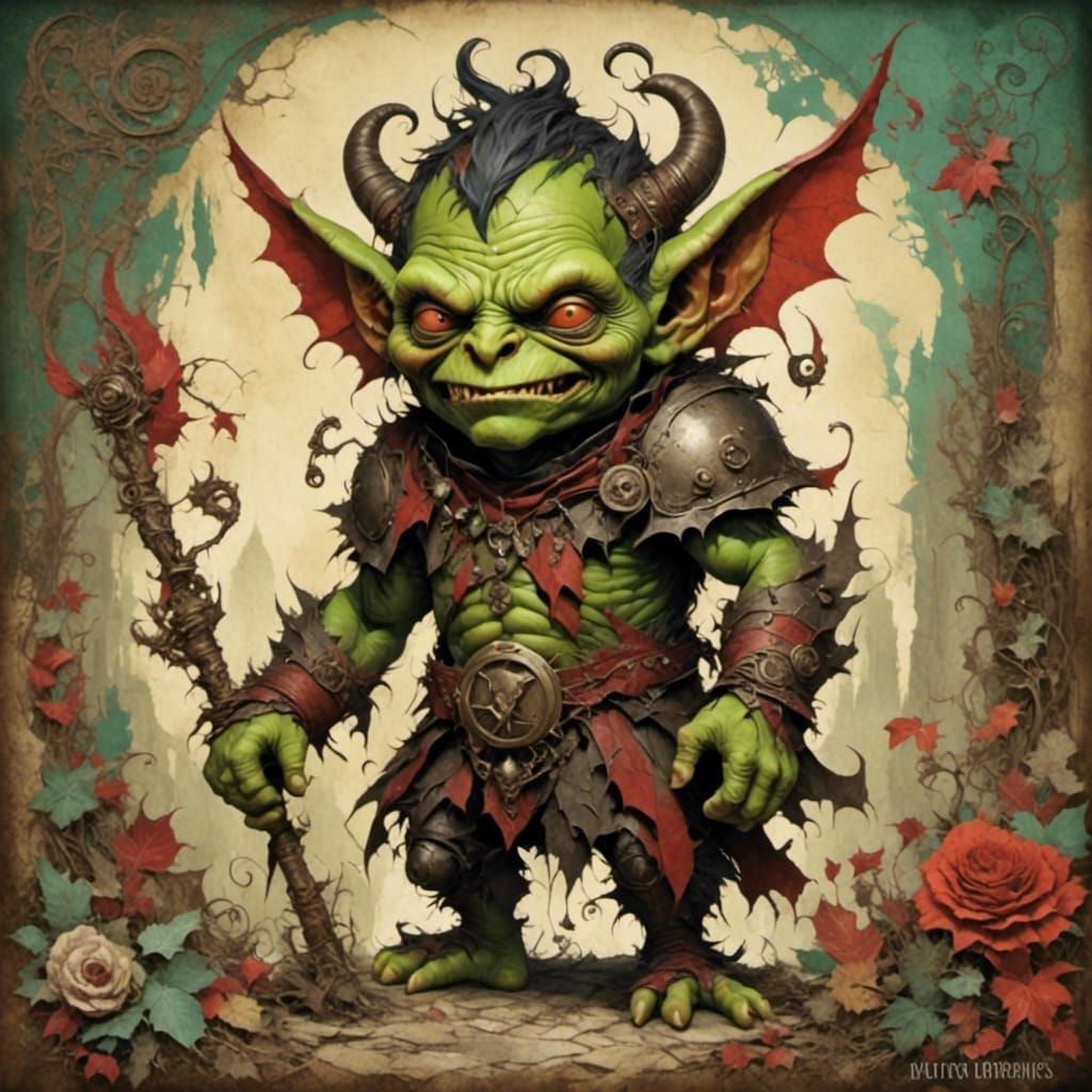 Mythical Media Goblin Character