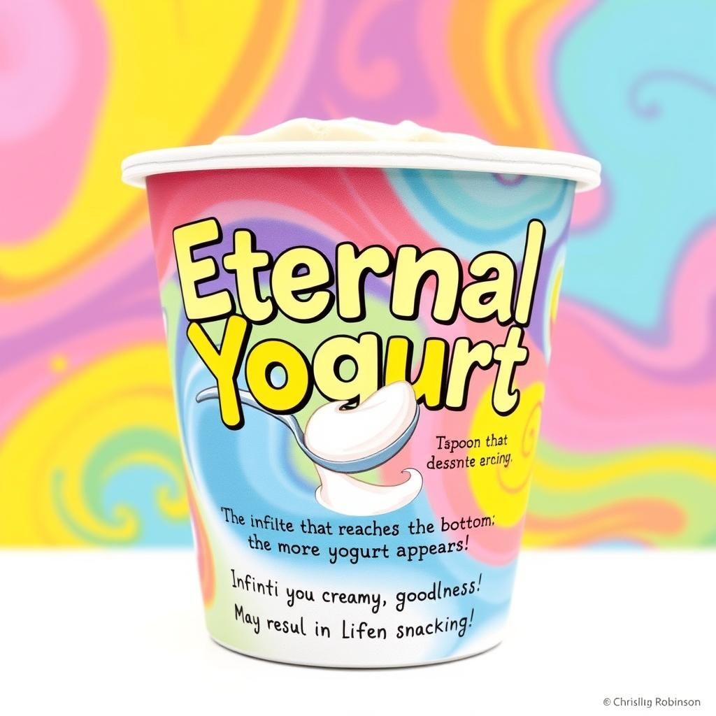 Eternal Yogurt: Infinite Creamy Goodness Design